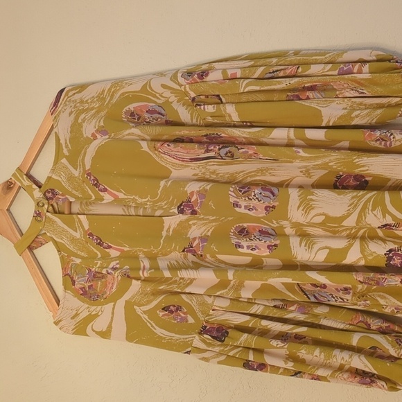 Free people Drift Away Shift boho cold shoulder beach vacation mini dress - Picture 10 of 11